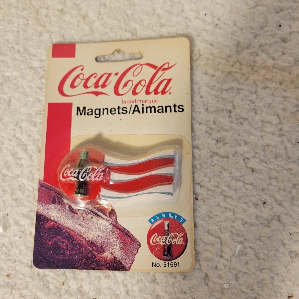 Vintage 1998 Coca-Cola Always Coke Magnet No 51691 New Sealed Carded‎ Arjon